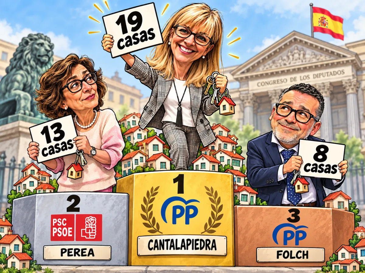 Dos diputadas declaran 19 y 13 viviendas: ¿dónde termina el pequeño propietario y empieza el gran tenedor?