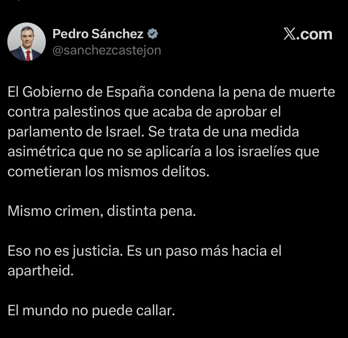 El mundo no puede callar”, dice Sánchez: ¿y cuando se trata de Ceuta?