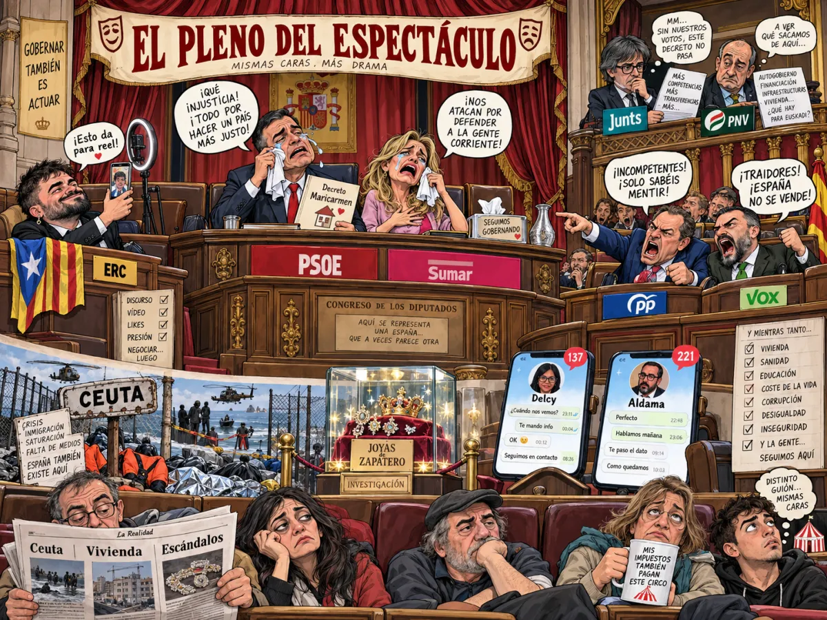 El Congreso del espectáculo: todos señalan, nadie responde y los problemas siguen ahí